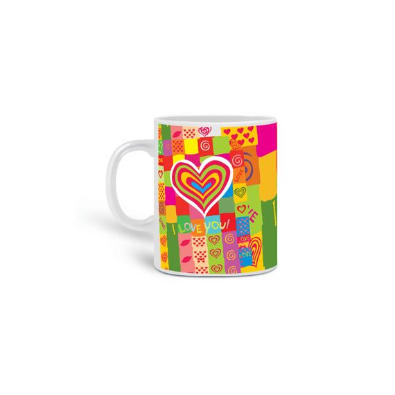 Caneca - namorados -i love you