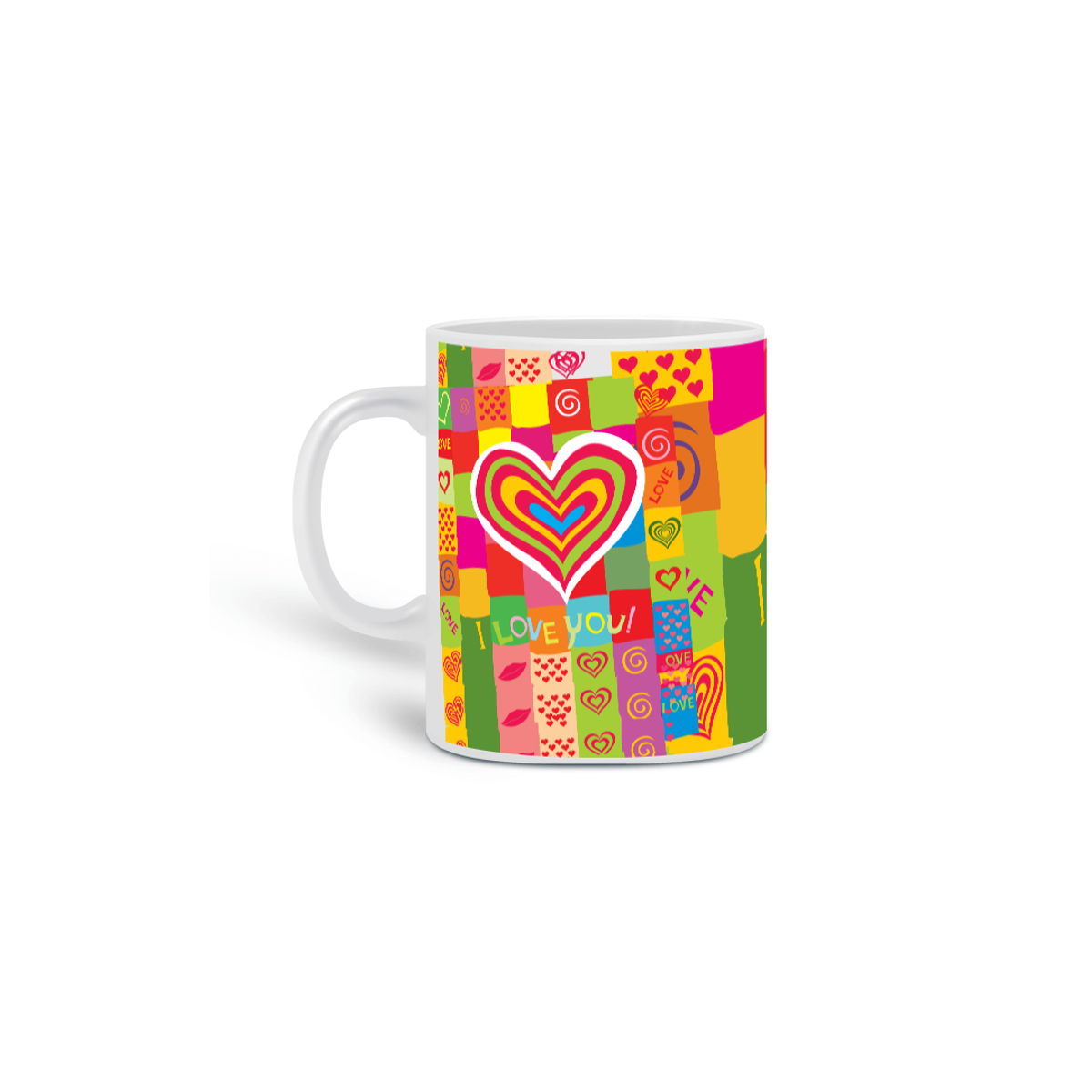 Nome do produto: Caneca - namorados -i love you