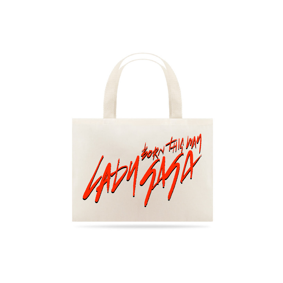 Nome do produto: Ecobag Lady Gaga Born Mind The Gap Co.