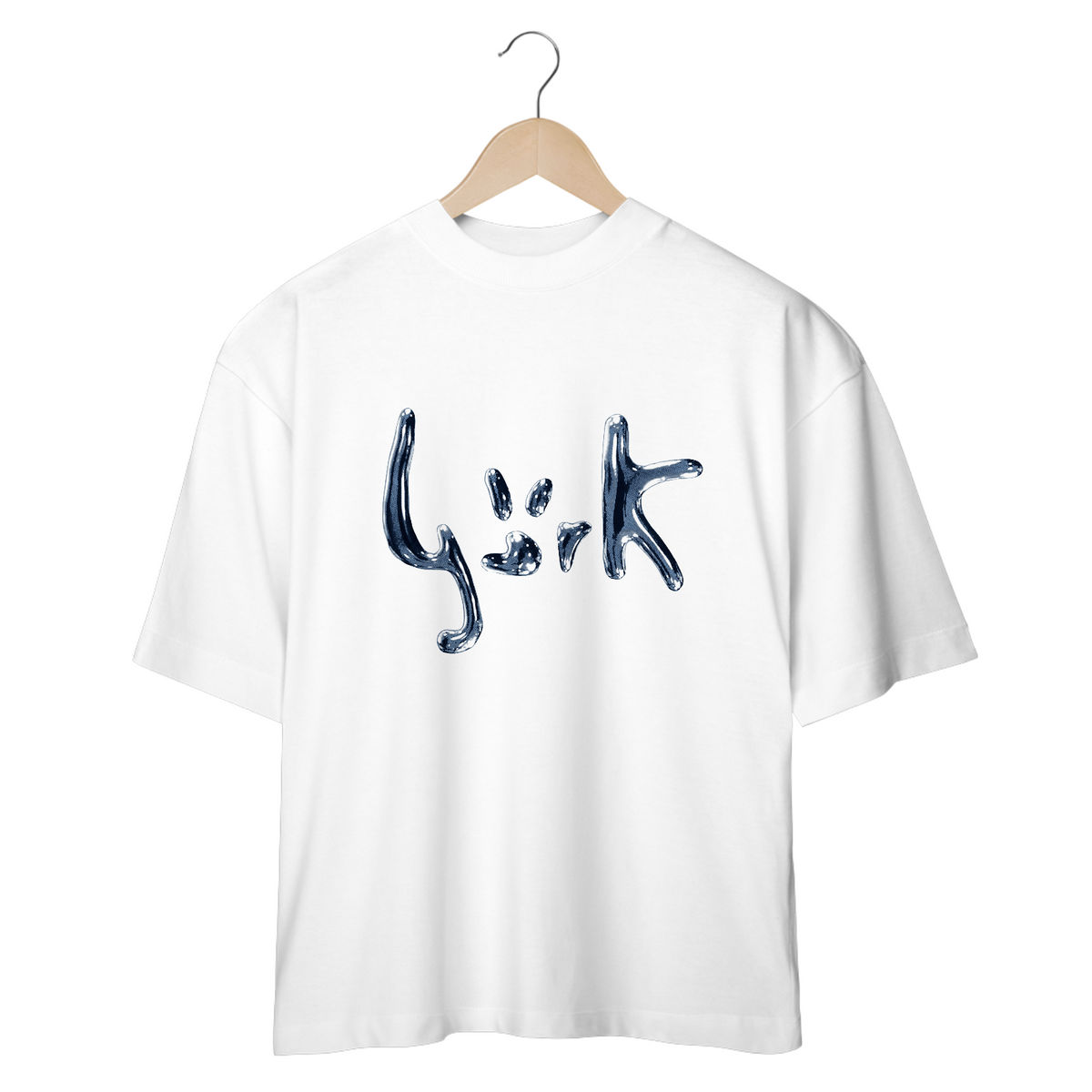 Nome do produto: Camiseta Oversized Bjork Debut Logo Mind The Gap Co.