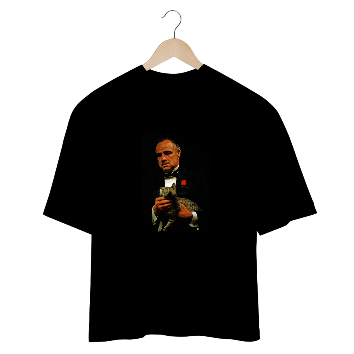 Nome do produto: Camiseta Oversized The Godfather Mind The Gap Co.