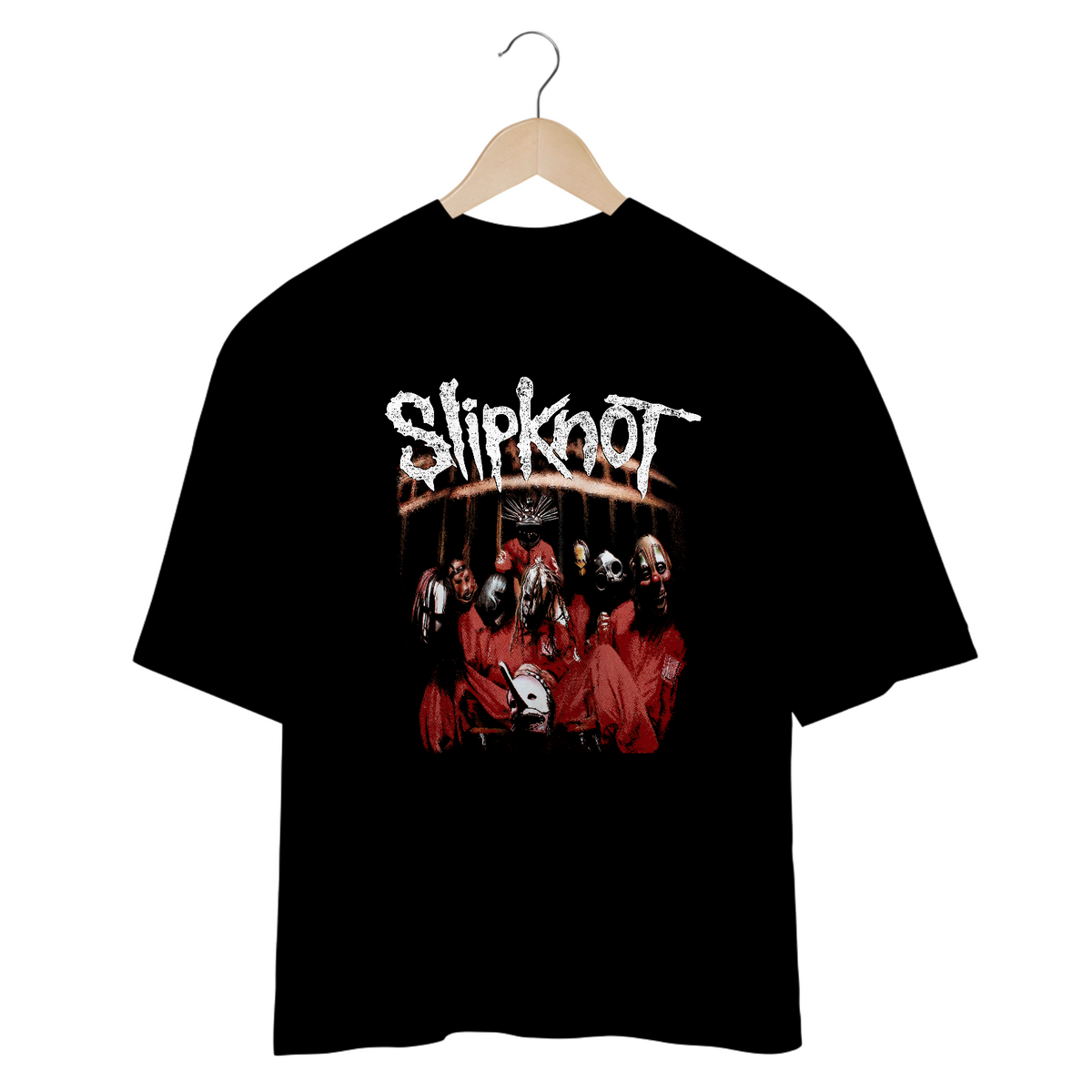 Nome do produto: Camiseta Oversized Slipknot 99 Mind The Gap Co.