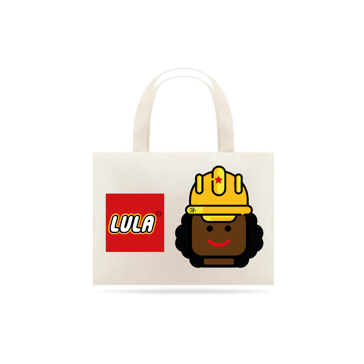 Nome do produto: Eco Bag | Lego Trabalhadora | Siga a etrela