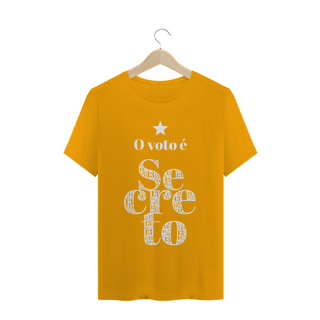 Nome do produtoCamiseta | O voto é secreto - branco | Siga a estrela