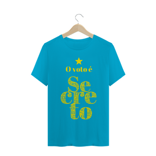 Nome do produtoCamiseta | O voto é secreto - amarelo | Siga a estrela