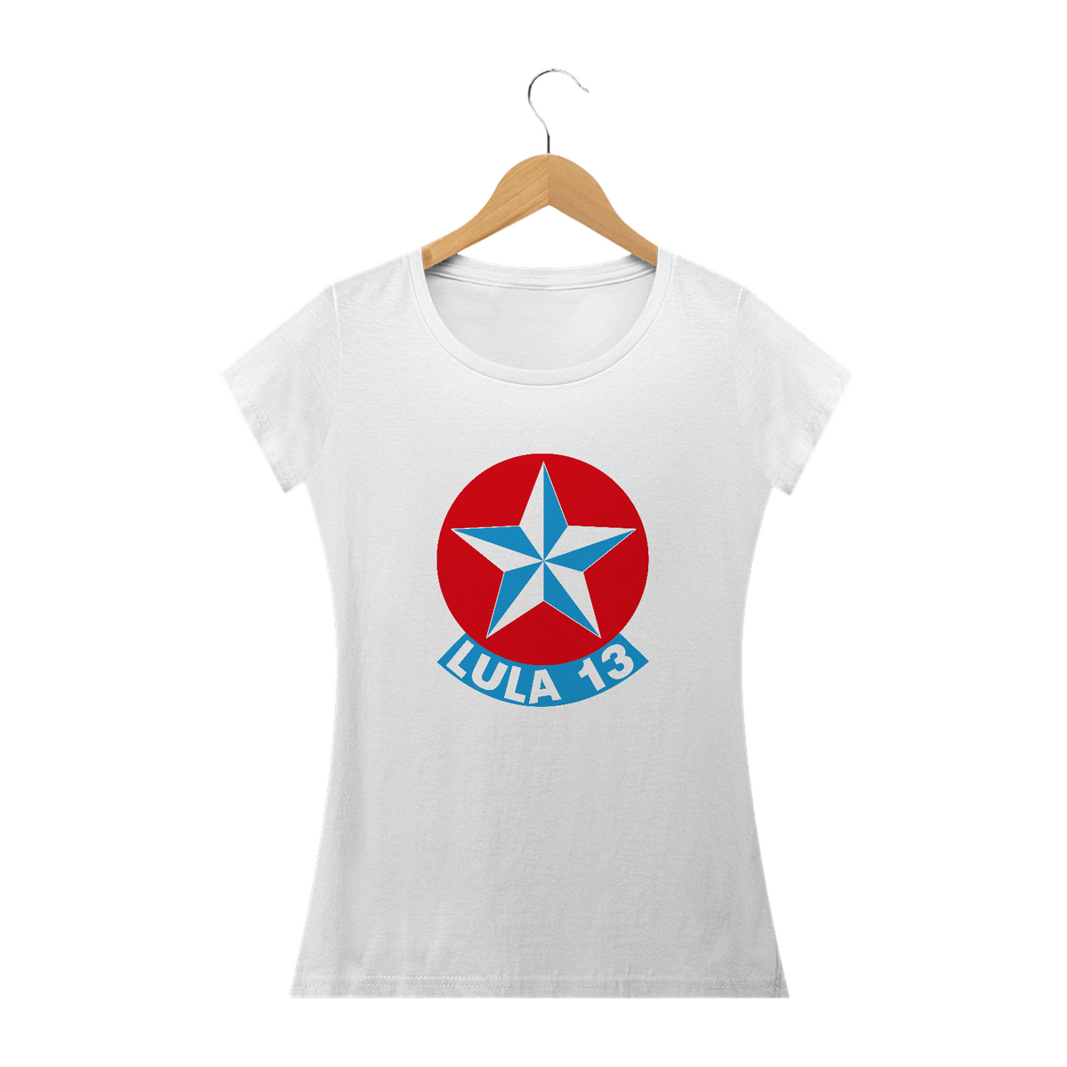 Nome do produto: Baby Look | Lula Logo | Siga a estrela