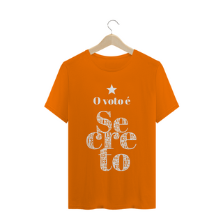 Nome do produtoCamiseta | O voto é secreto - branco | Siga a estrela