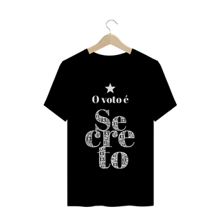 Nome do produtoCamiseta | O voto é secreto - branco | Siga a estrela