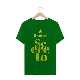 Nome do produtoCamiseta | O voto é secreto - amarelo | Siga a estrela