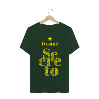 Nome do produtoCamiseta | O voto é secreto - amarelo | Siga a estrela