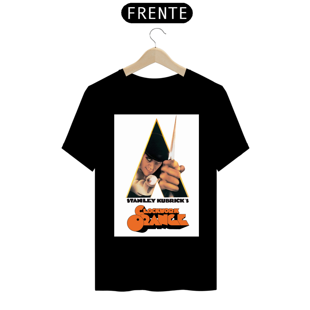 Nome do produto: Camiseta “Laranja Mecânica” Pôster