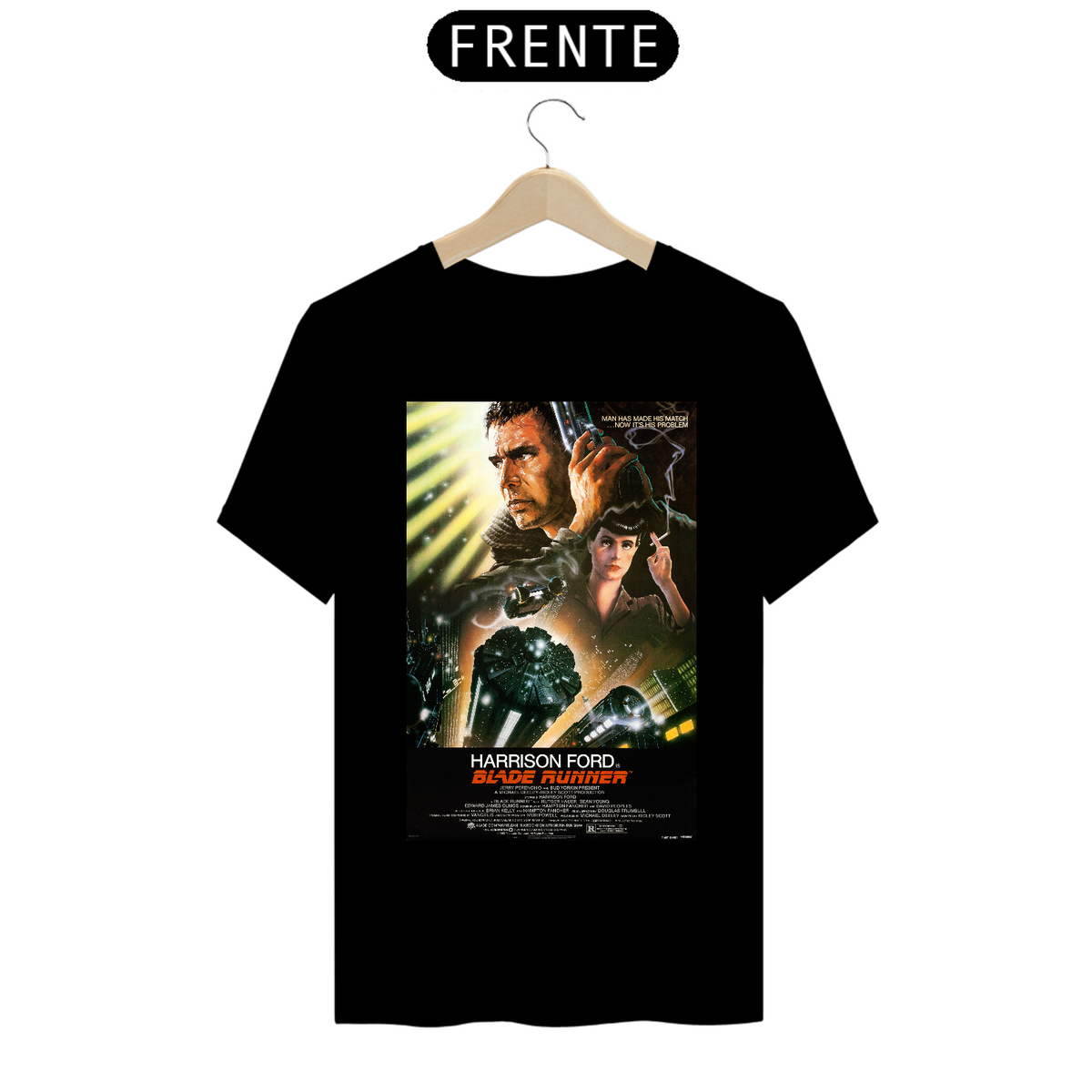 Nome do produto: Camiseta “Blade Runner - Caçador de Andróides” Pôster