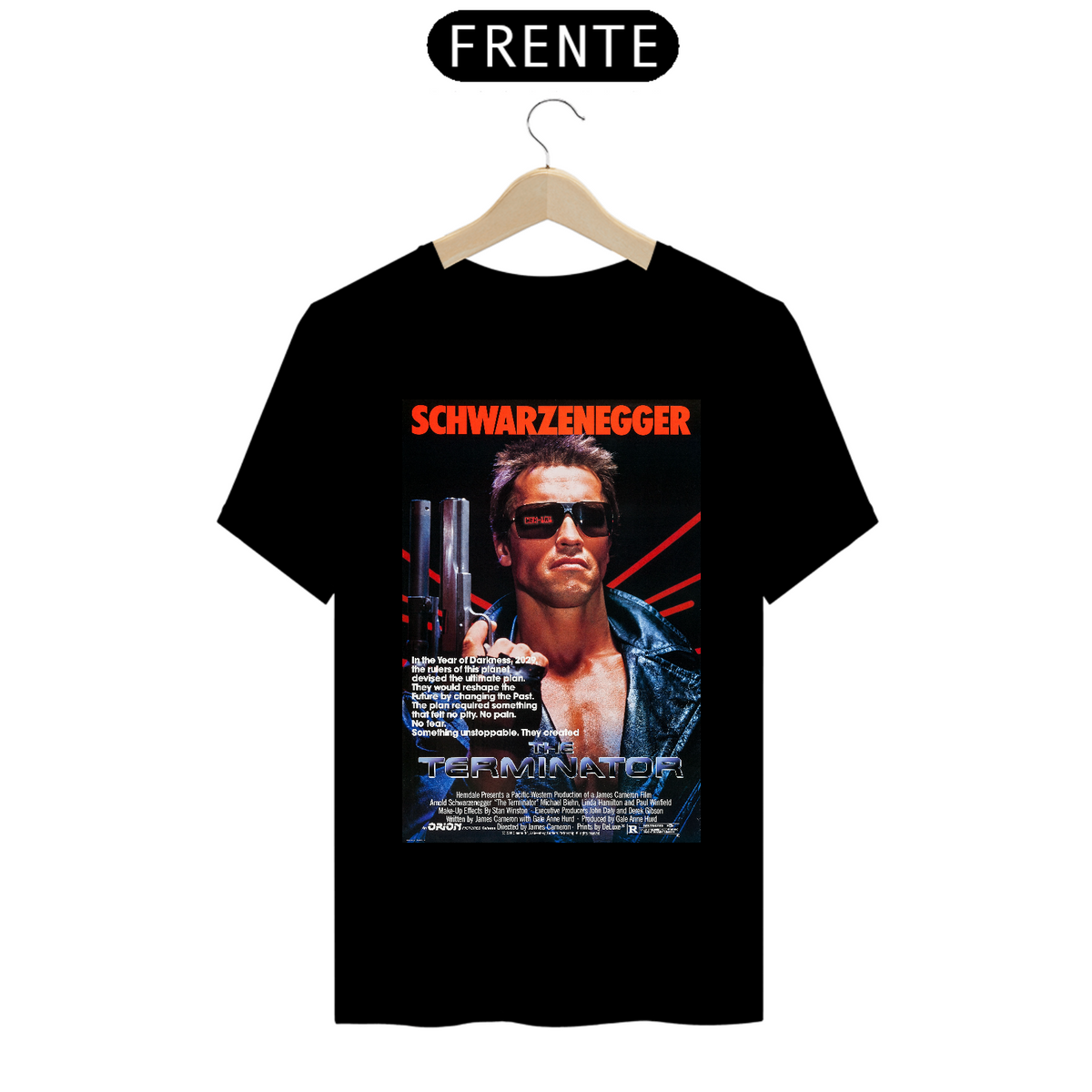 Nome do produto: Camiseta “O Exterminador do Futuro” Pôster