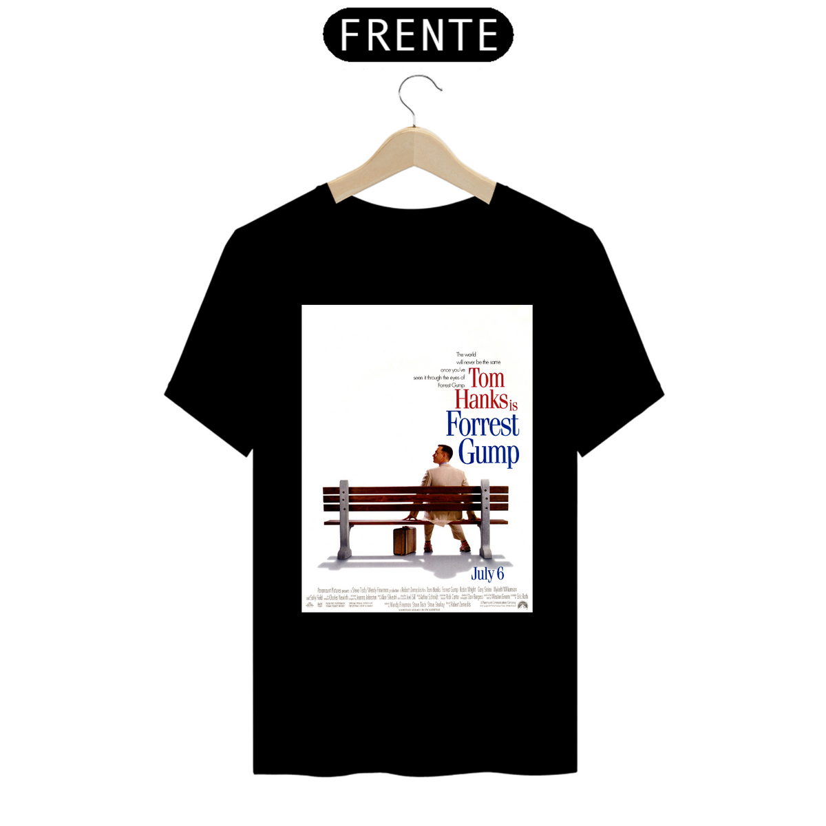 Nome do produto: Camiseta “Forrest Gump” Pôster