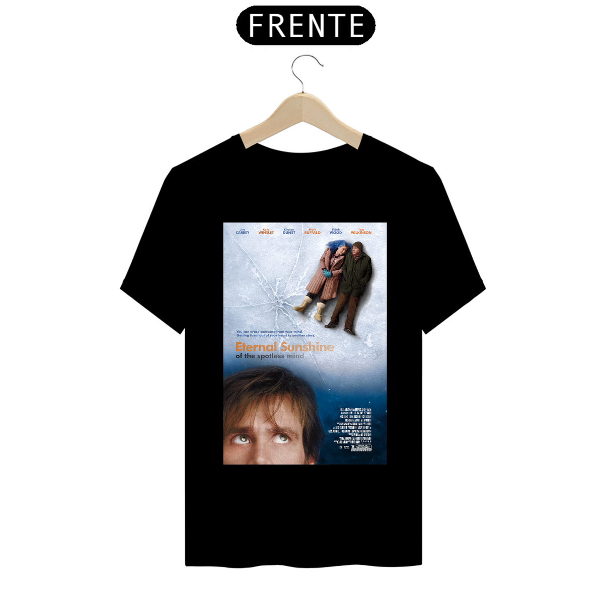 Nome do produto: Camiseta “Brilho Eterno de uma Mente sem Lembranças” Pôster