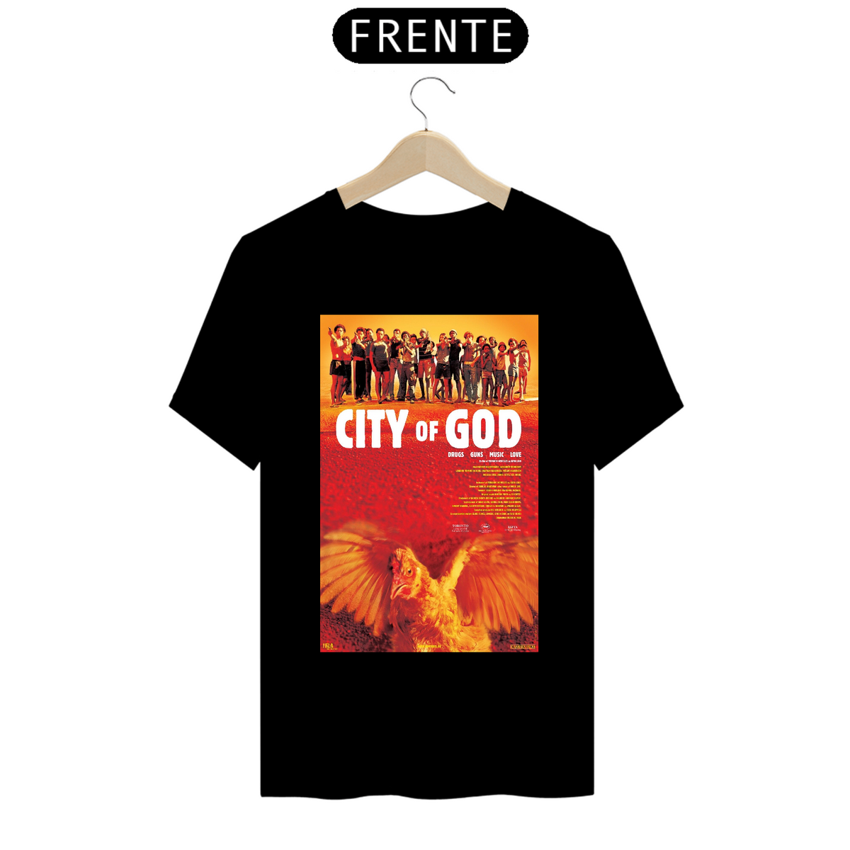 Nome do produto: Camiseta “Cidade de Deus” Pôster