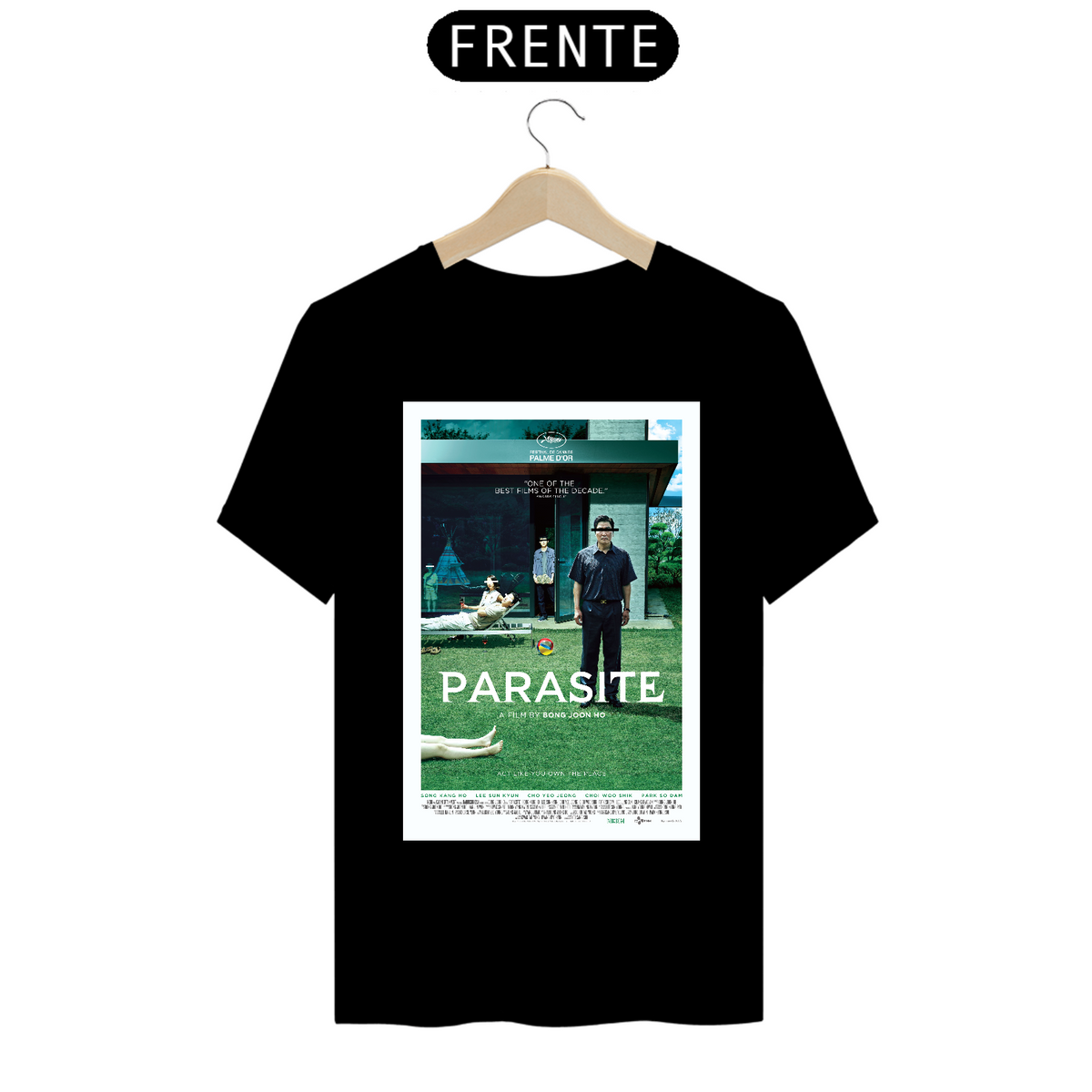 Nome do produto: Camiseta “Parasita” Pôster