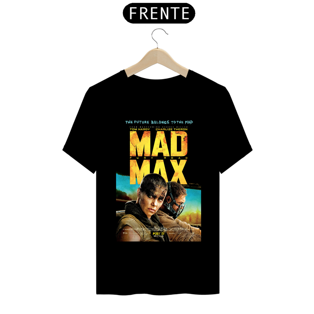 Nome do produto: Camiseta “Mad Max - Estrada da Fúria” Pôster