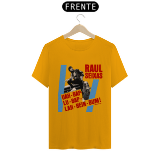 Nome do produtoCamiseta 'Raul Seixas: Uah bap lu bap lah béin bum!'