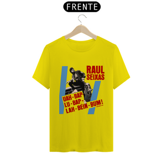 Nome do produtoCamiseta 'Raul Seixas: Uah bap lu bap lah béin bum!'