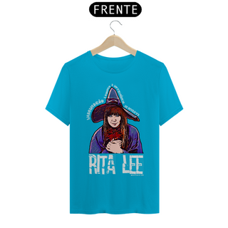 Nome do produtoCamiseta 'Rita Lee: a inteligência se diverte' - malha escura