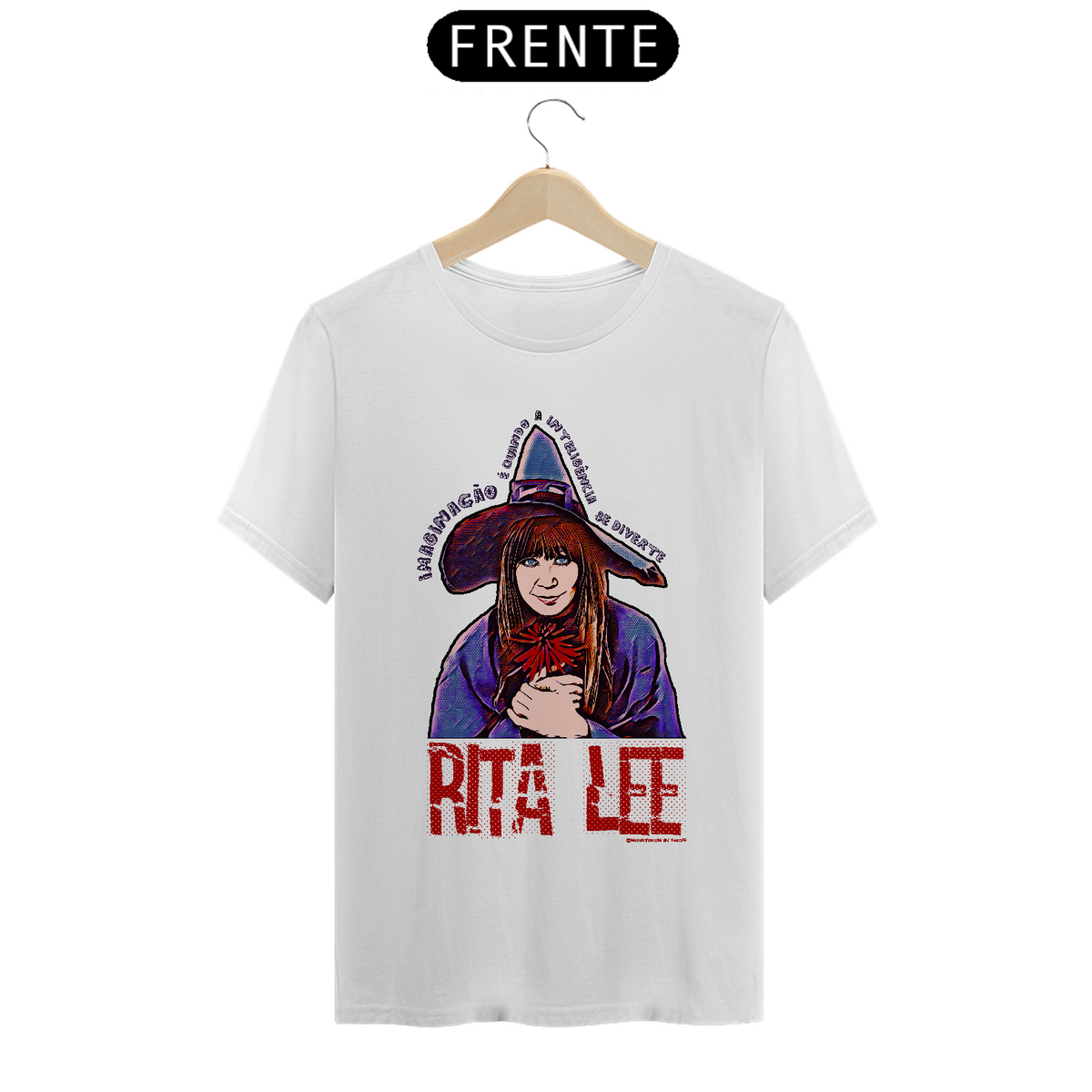 Nome do produto: Camiseta \'Rita Lee: a inteligência se diverte\' 
