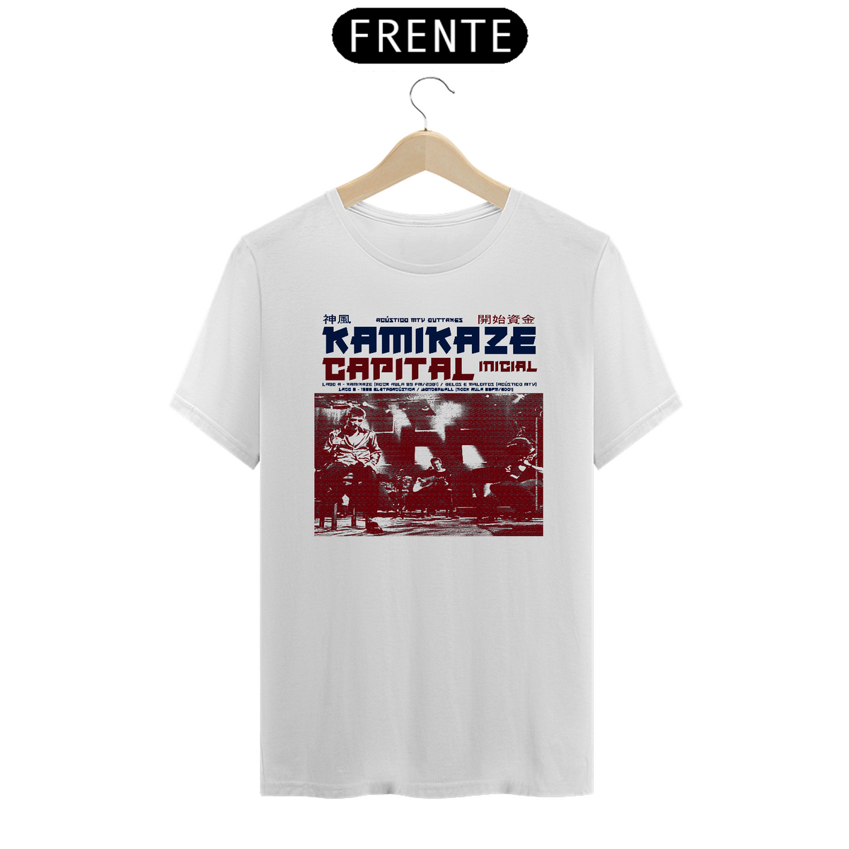 Nome do produto: Camiseta \'Capital Inicial: Kamikaze\'