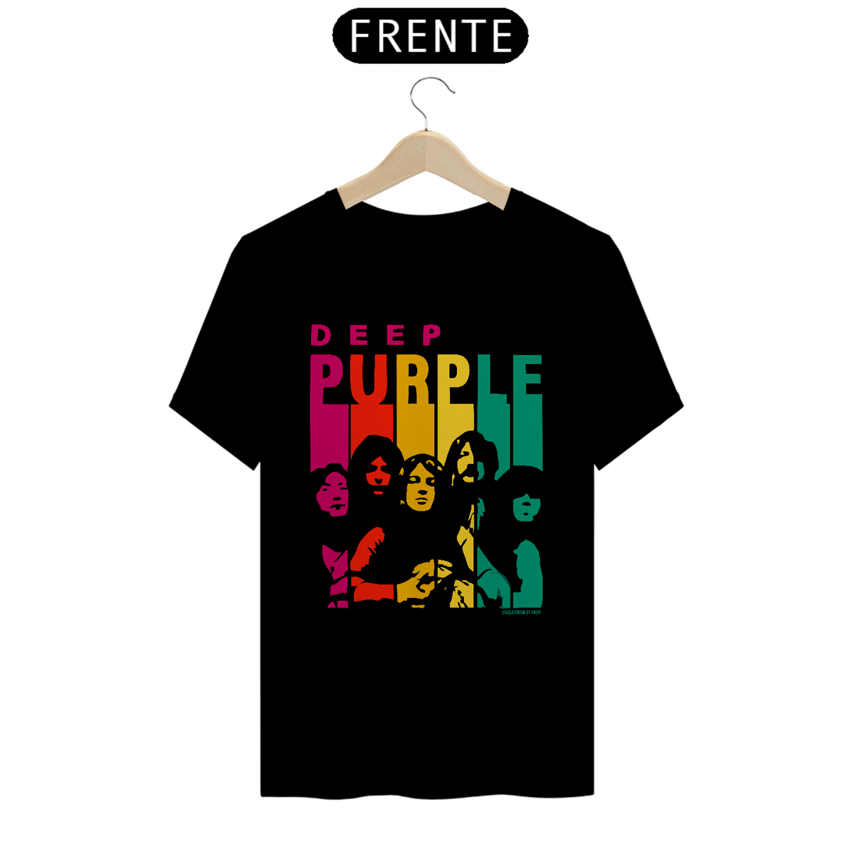 Nome do produto: Camiseta Deep Purple - coleção Rock in Rio X