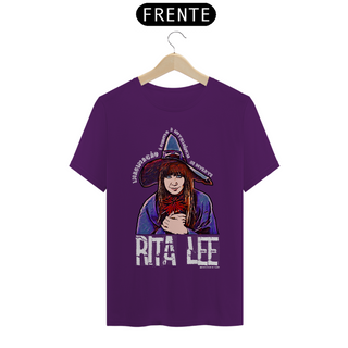 Nome do produtoCamiseta 'Rita Lee: a inteligência se diverte' - malha escura