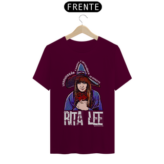 Nome do produtoCamiseta 'Rita Lee: a inteligência se diverte' - malha escura