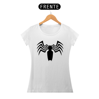 Camiseta Feminina Babylong - Venom (Estampa Preta)