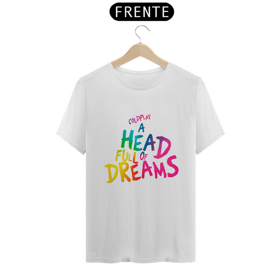 Camiseta Coldplay A Head Full Of Dreams - Lettering