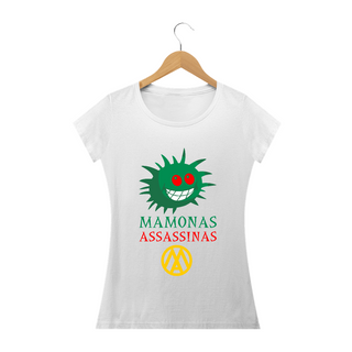 Nome do produtoCamiseta Babylook Feminina Mamonas Assassinas - Clássica Anos 90