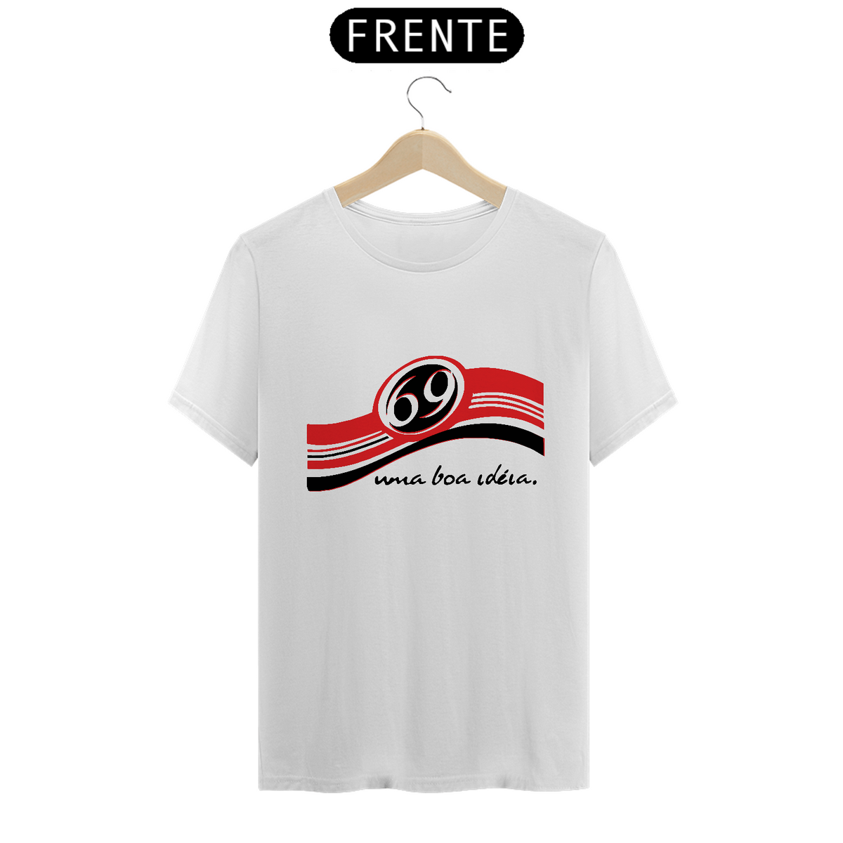 Nome do produto: Camiseta Sátira - Uma Boa Ideia