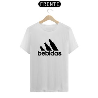 Camiseta Bebidas (Estampa Preta) - Sátira Adidas