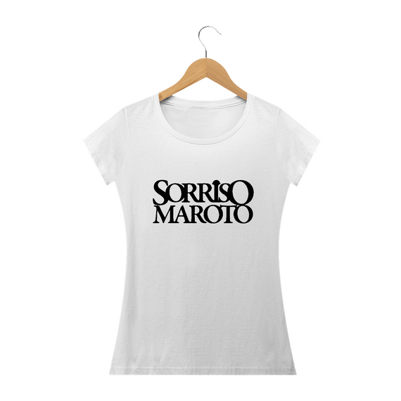 Camiseta Babylook Sorriso Maroto 2023 (Estampa Preta)