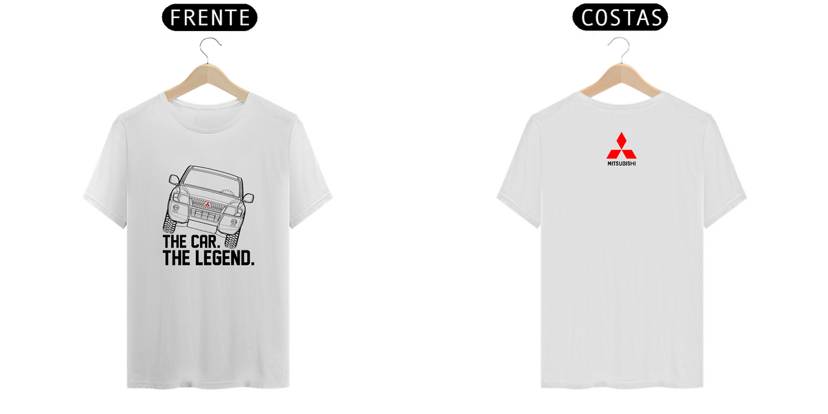 Nome do produto: Camiseta Pajero TR4 The Car The Legend Mitsubishi