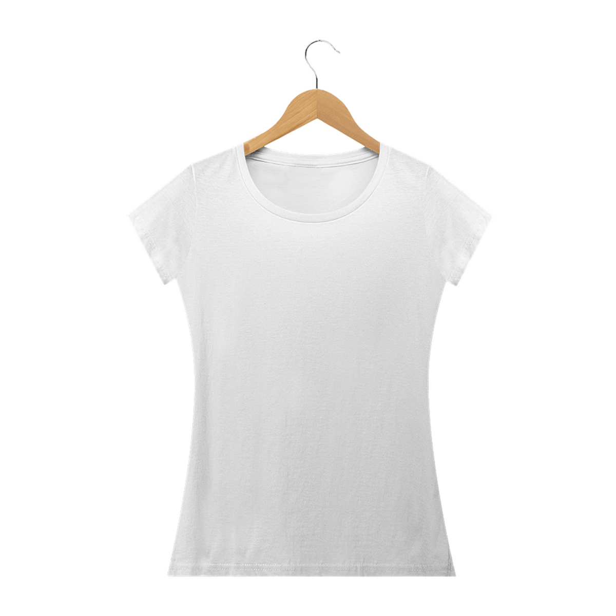 Nome do produto: Camiseta Feminina Baby Look Básica Lisa