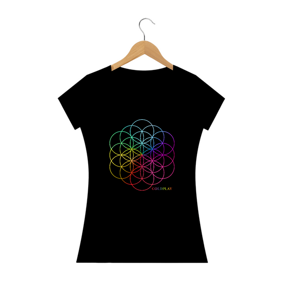 Camiseta Babylook Coldplay A Head Full Of Dreams 1