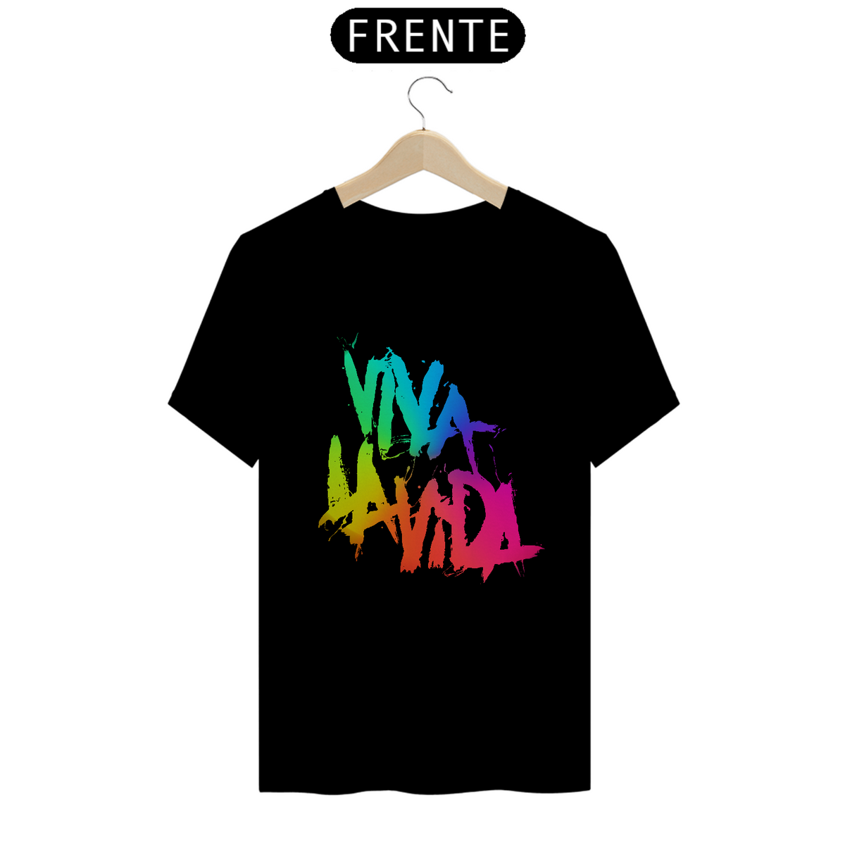 Nome do produto: Camiseta Coldplay Viva La Vida Colors 2023