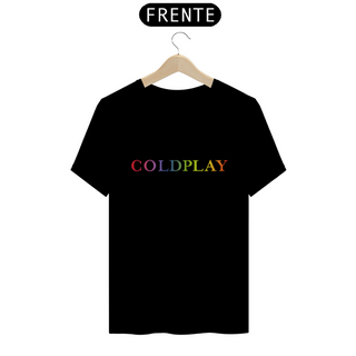 Camiseta Coldplay Logo Colors