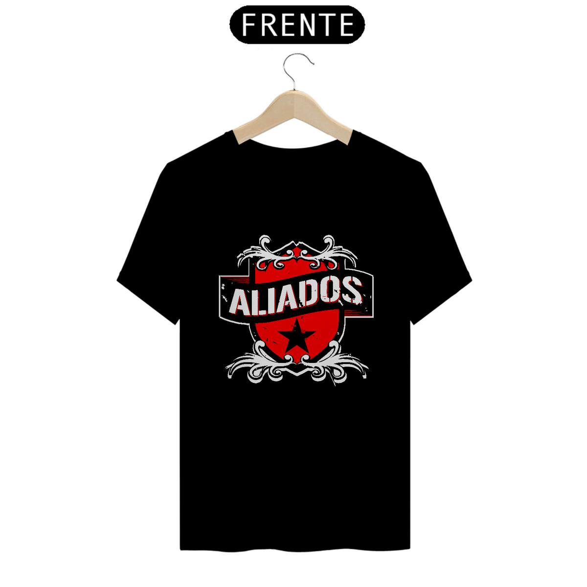 Nome do produto: Camiseta Banda Aliados