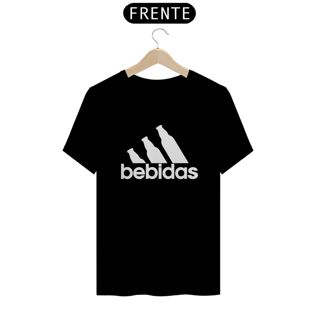 Nome do produto: Camiseta Bebidas (Estampa Branca) - Sátira Adidas