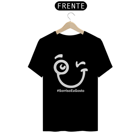 Camiseta Sorriso Maroto Hashtag (Estampa Branca)