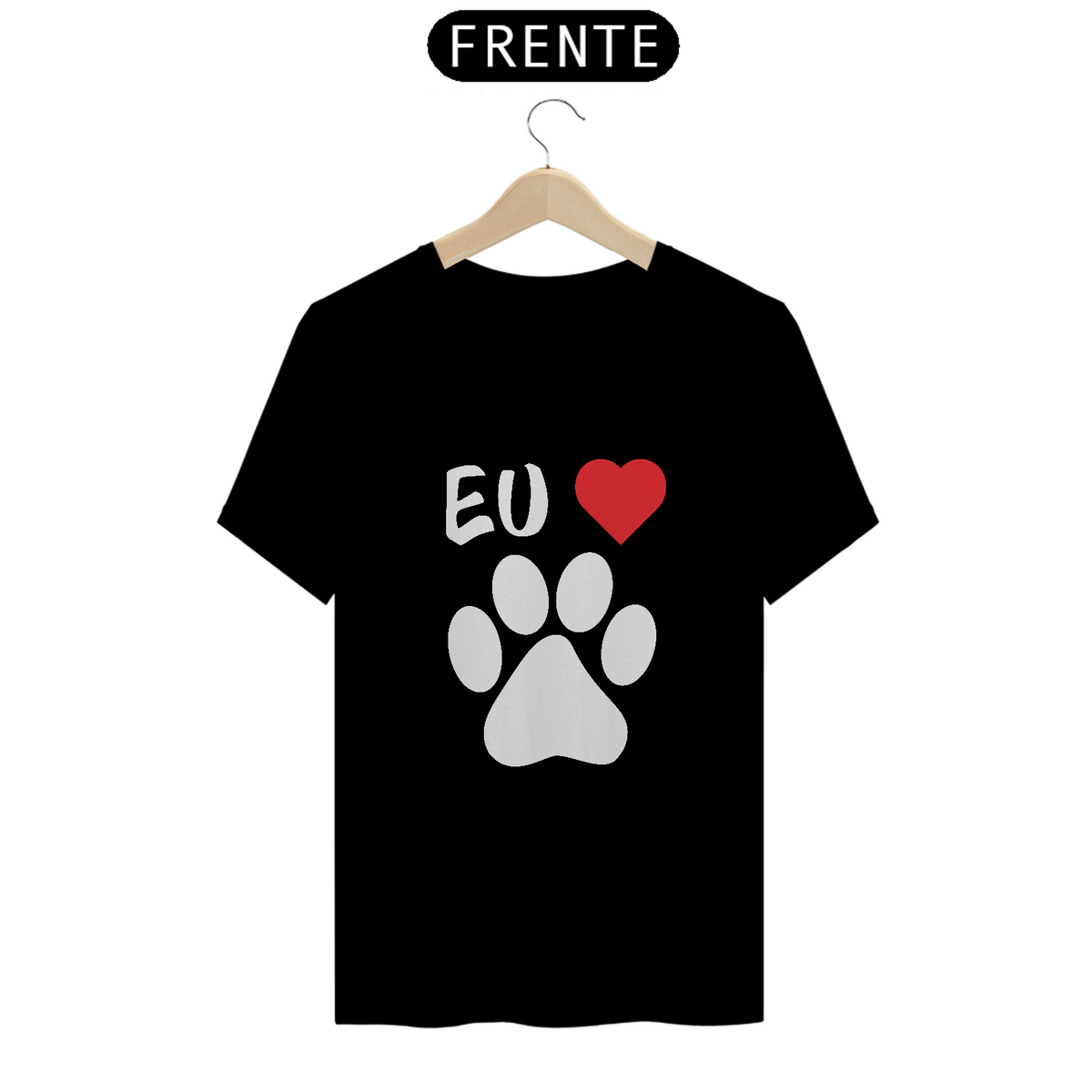 Nome do produto: Camiseta Eu Amo Pet