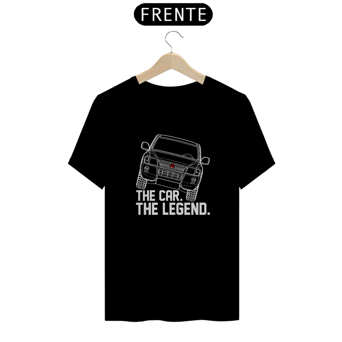 Nome do produto: Camiseta Pajero TR4 - The Car, The Legend (Estampa Clara)