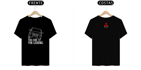 Camiseta Pajero TR4 The Car The Legend Mitsubishi (Estampa Clara)