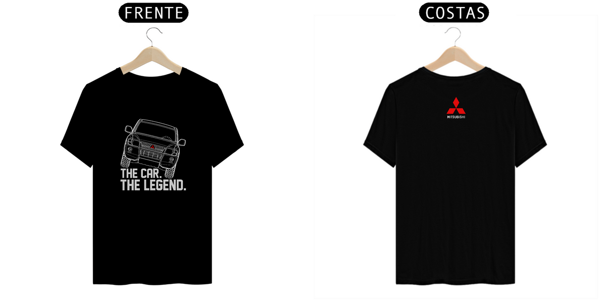 Nome do produto: Camiseta Pajero TR4 The Car The Legend Mitsubishi (Estampa Clara)