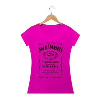 Nome do produtoCamiseta Babylook Jack Daniels - Estampa Preta - Camisetas de Boteco