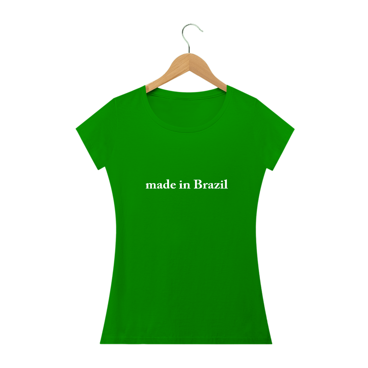 Nome do produto: Camiseta T-shirt Babylook made in Brazil